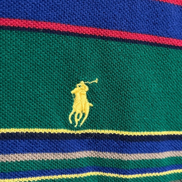 Polo By Ralph Lauren Retro Boys XL (18-20) Striped Shirt - Picture 3 of 5